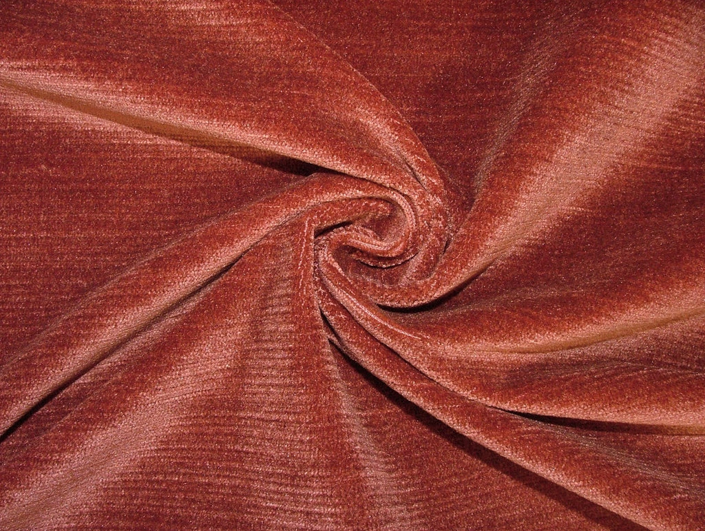 Romo Velvet Fabric Cocao Brown Heavyweight Curtain Upholstery Cushion 6.6 Metres8