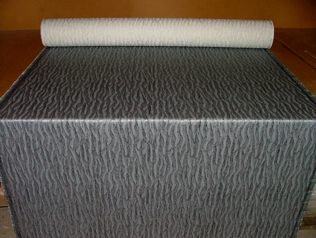 Oasis Blue Jacquard Fabric Curtain Upholstery Cushion Multi Use - 20 Metres2