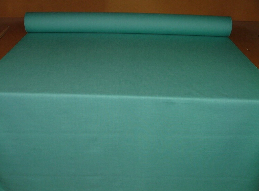 19 Metre Turquoise Cotton Jacquard Fabric Curtain Cushion Upholstery RRP £532.00