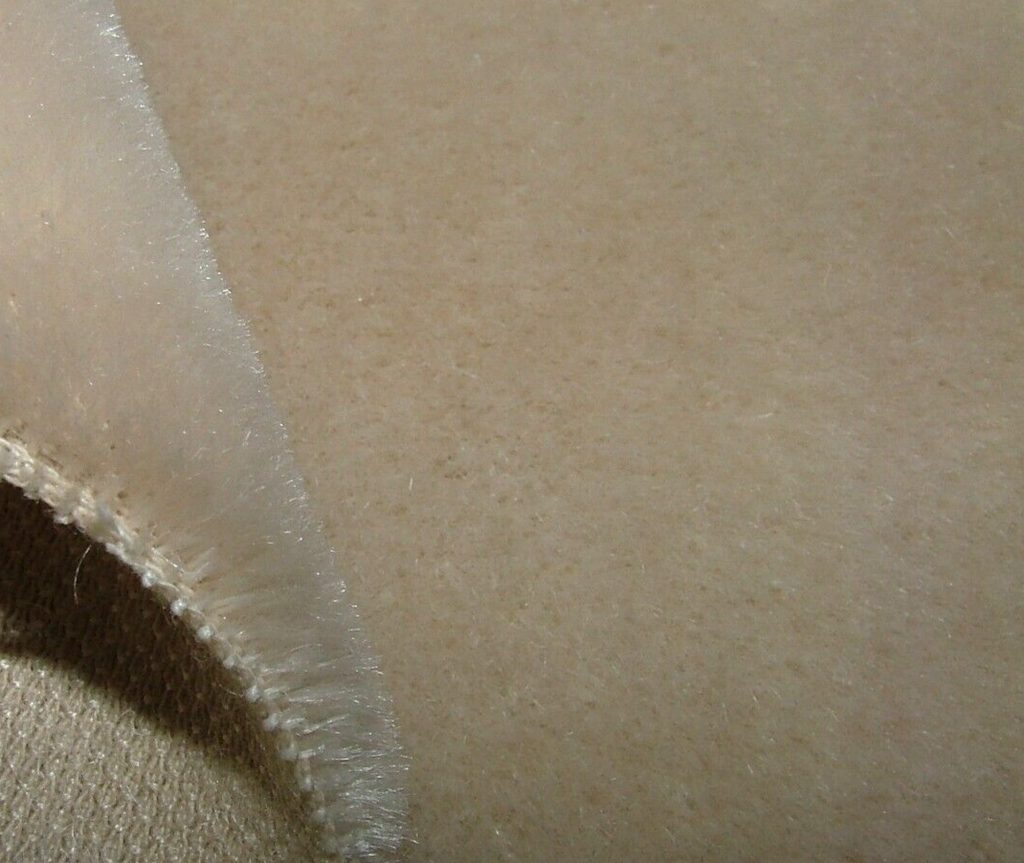 44cm Romo Beige Thick Mohair Velvet Fabric Upholstery Cushion RRP £152.02