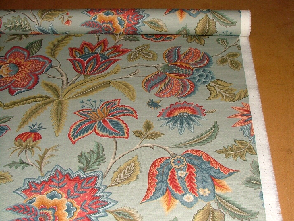 3.1 Metres iLiv Sarita Eau De Nil Woven Cotton Fabric Cushion Curtain Upholstery