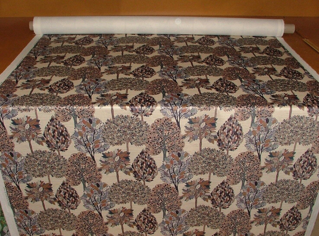 Foliage Fall Tree Cloud Velvet Designer Fabric Curtain Upholstery Cushion