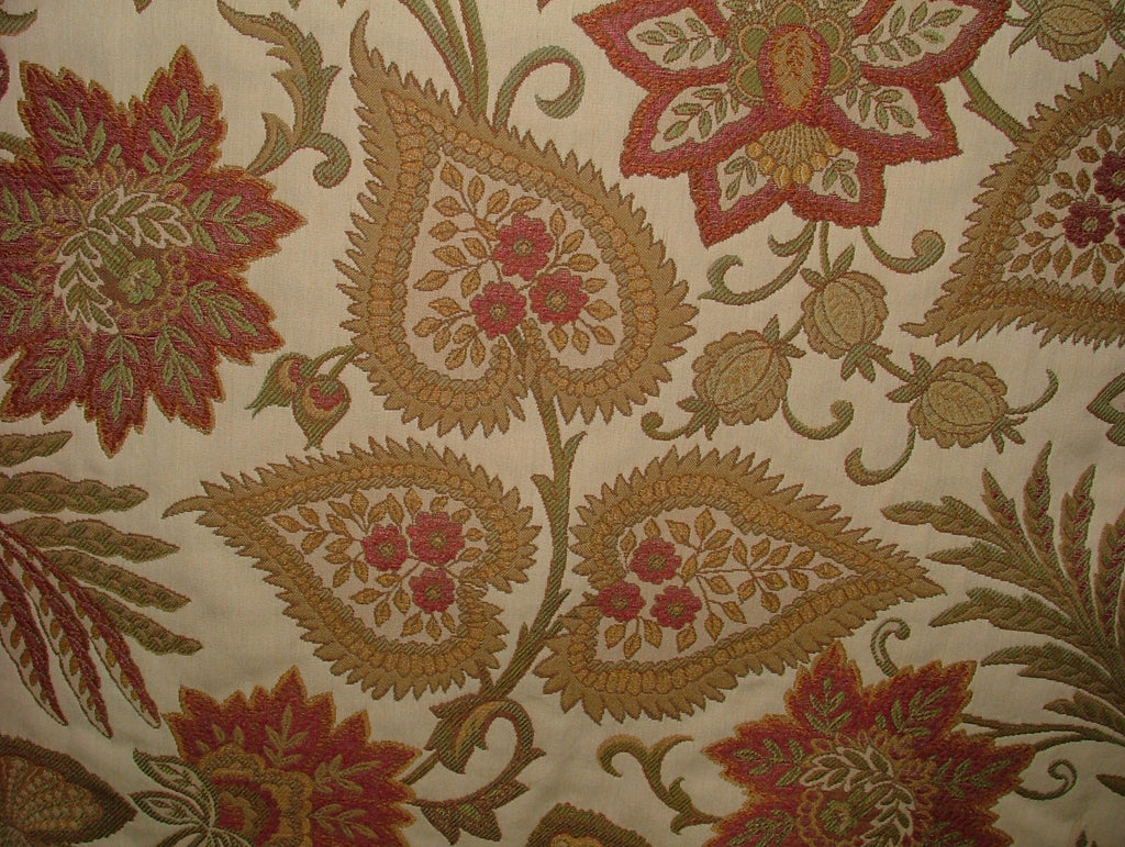 2.8 Metres iLiv Etienne Cinnabar Heavy Woven Fabric Curtain Upholstery Cushion5