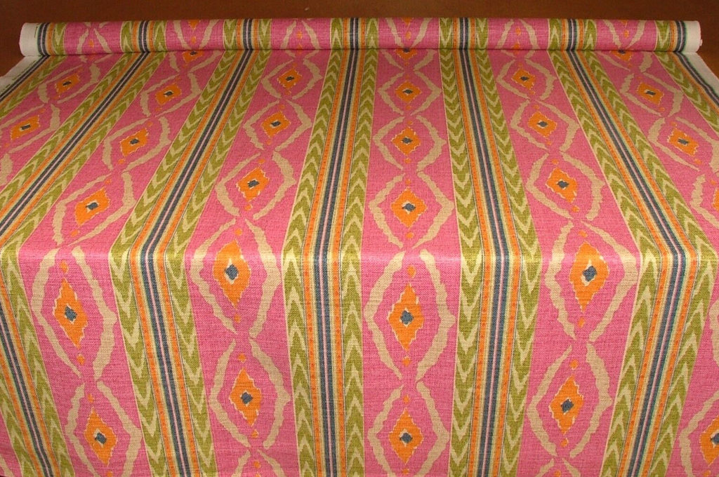 2.6 Metres iLiv Santana Hot Pink Cotton Linen Fabric Cushion Curtain Upholstery