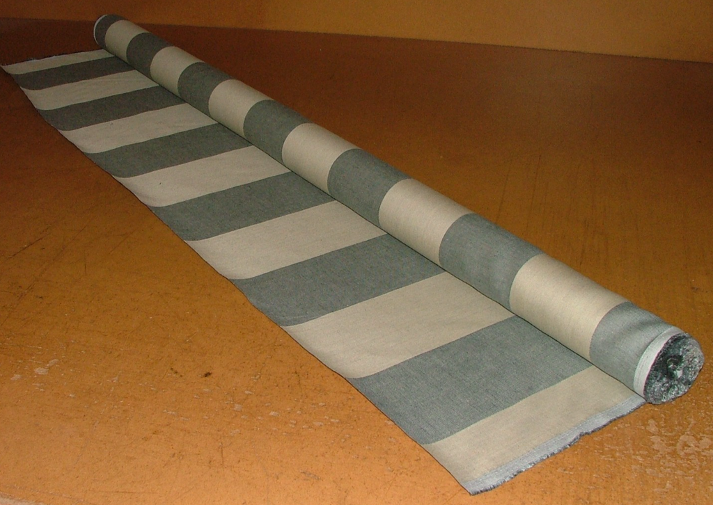 Linen Blend Curtain Fabric By Marvic Textiles  Aquarelle Indigo - 5.8 Metres0