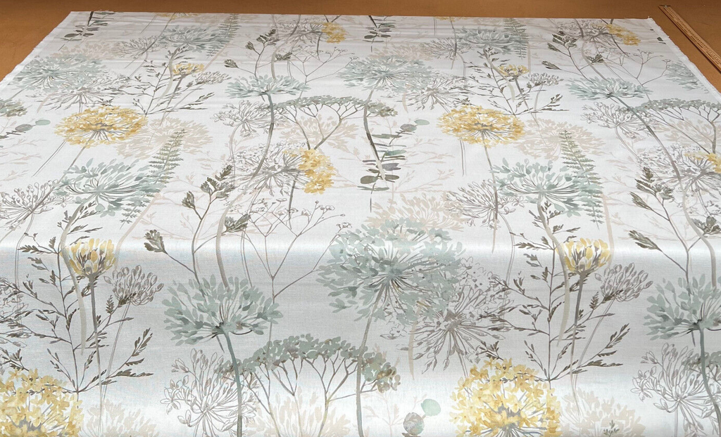 2,9 Meter iLiv Country Journal Fern 100% Baumwolle Vorhang Kissen Jalousie Stoff2