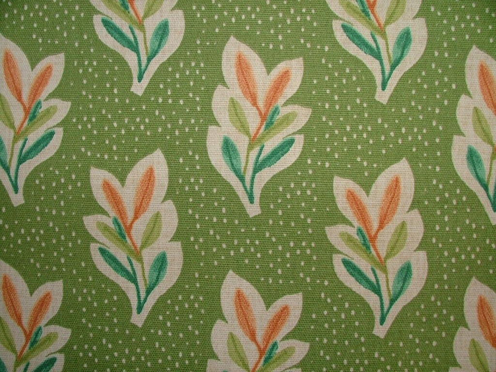 1.5 Metres iLiv Lalita Canopy Green Woven Cotton Fabric Cushion Upholstery4