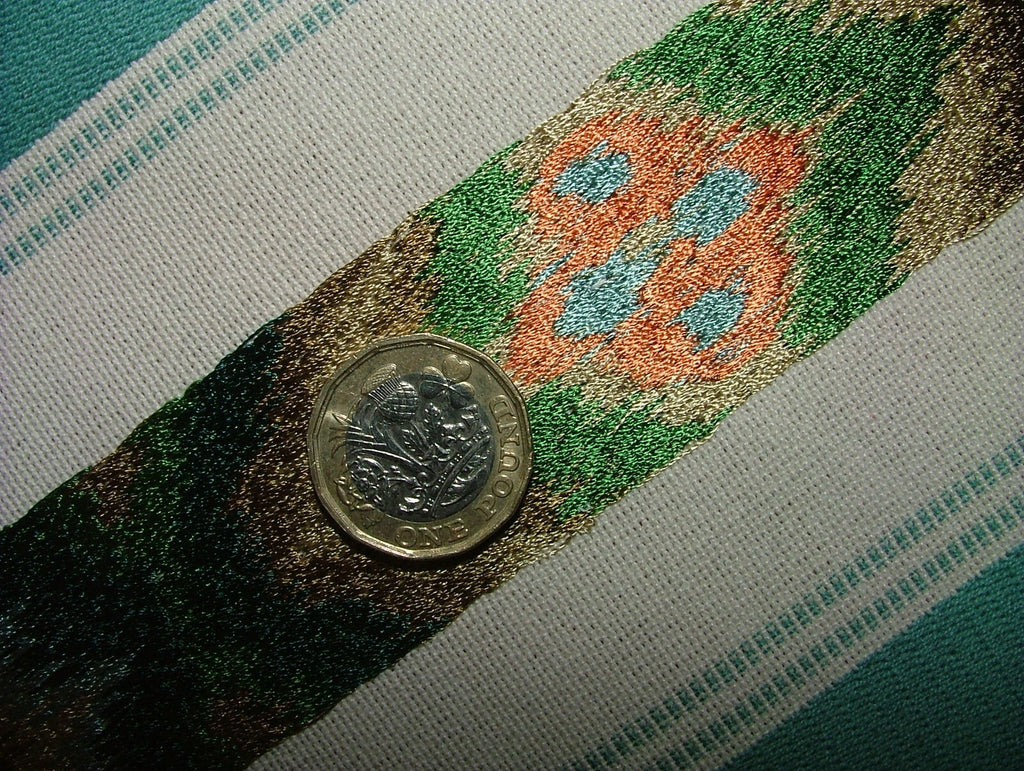 1 Metre iLiv Siris Aquarelle Woven Jacquard Curtain Upholstery Ikat Fabric20