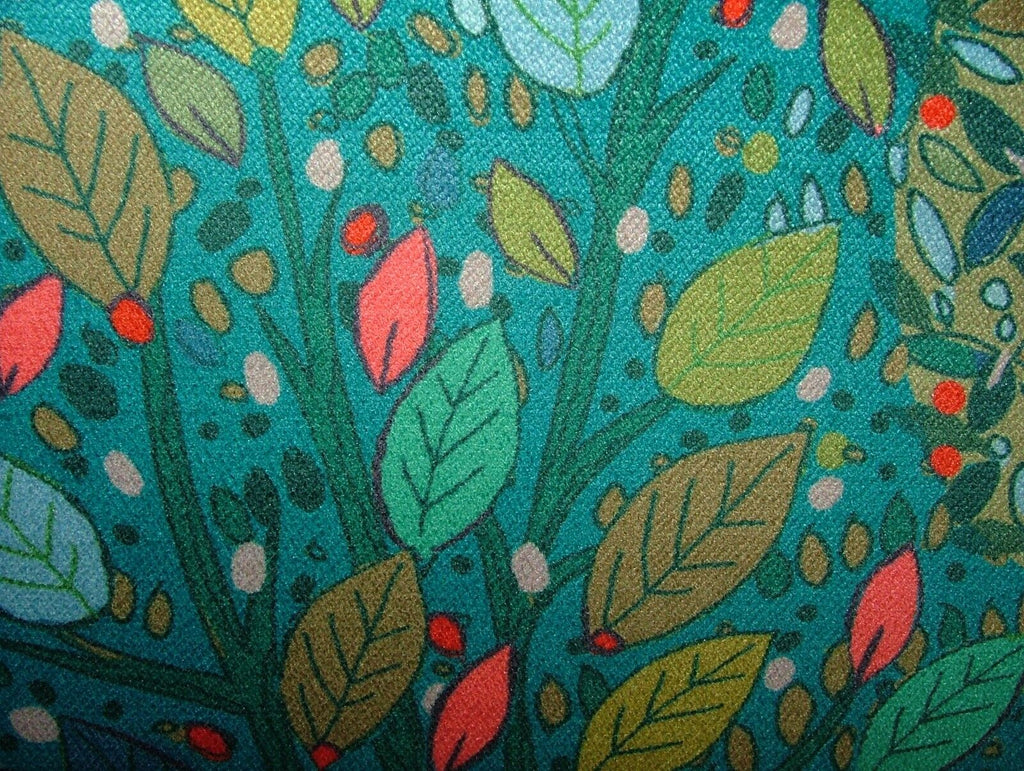 Foliage Fall Tree Carnival Velvet Designer Fabric Curtain Upholstery Cushion