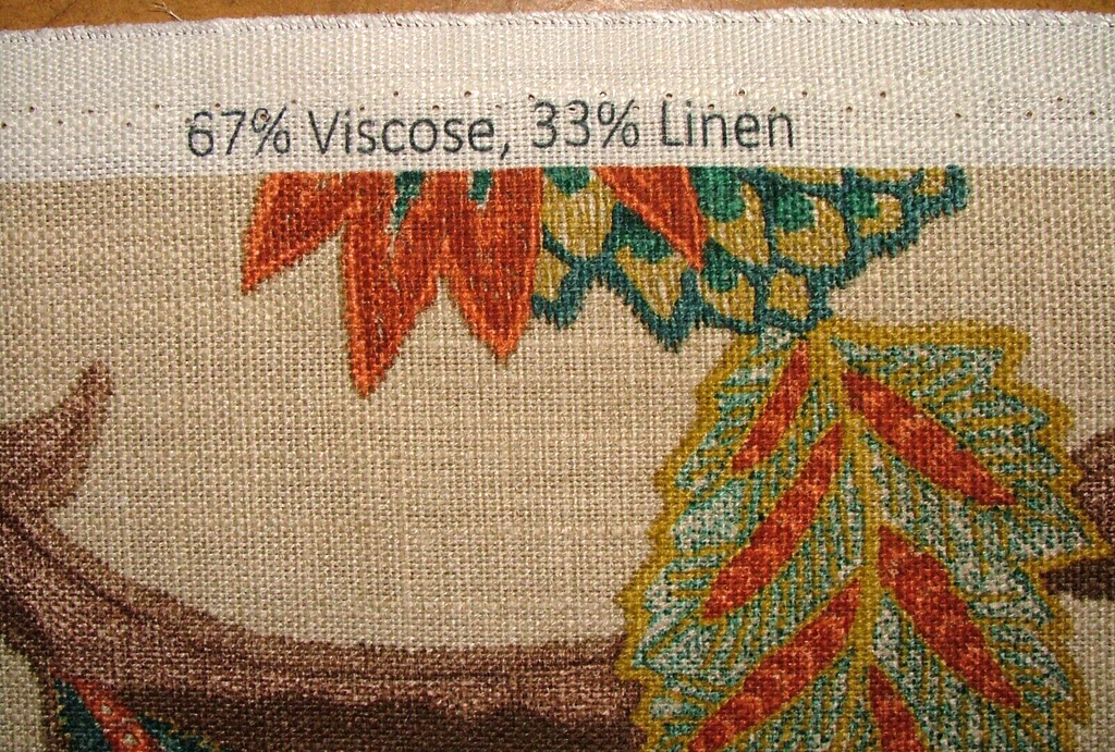 2.6 Metres iLiv Chanderi Papaya Linen Mix Fabric Cushion Curtain Upholstery