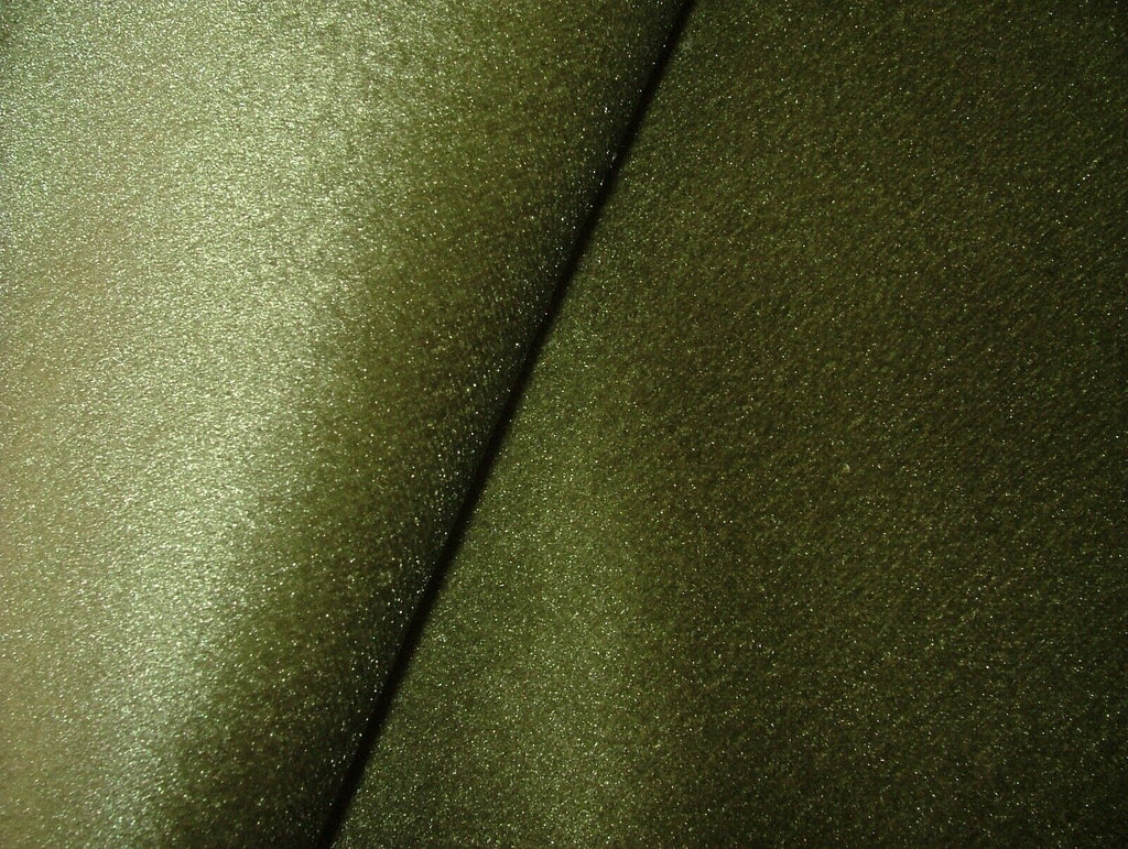 2.2 Metre iLiv Camina Moss Green Velvet Fabric Cushion Curtain Upholstery