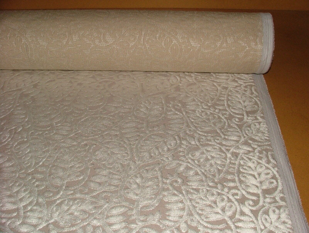 12 Metres iLiv Spirit Porcelain Leaf Velvet Fabric Curtain Cushion Upholstery