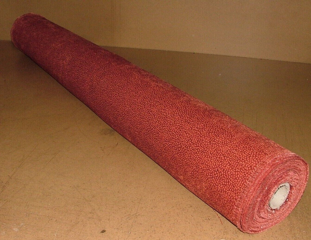 12 Metre Milan Terracotta Chenille Fabric Upholstery Cushion Curtain RRP £360.00