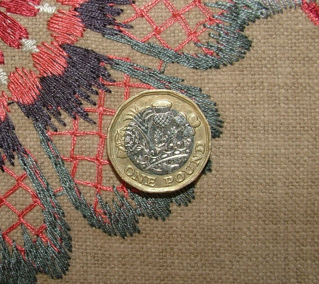 Embroidered Curtain iLiv Fabric 4 Metres Ophelia Cranberry Upholstery Cushion17