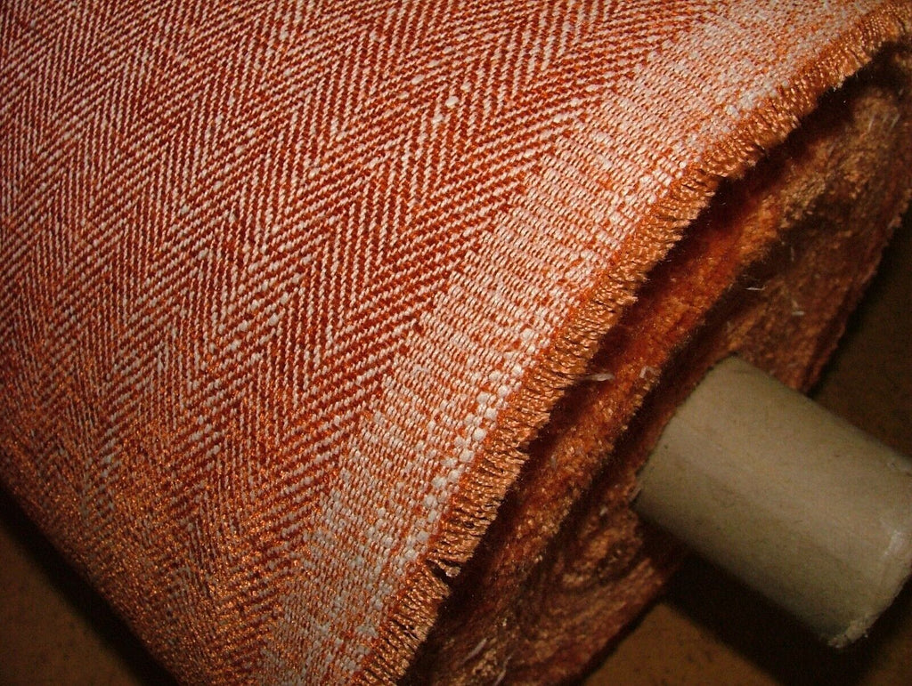 15 Metres Autumn Herringbone Chenille Fabric Curtain Cushion Upholstery