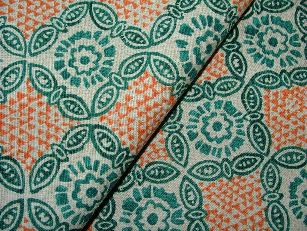 Grand Bazaar Seafoam 100% Cotton Curtain Upholstery Cushion Roman Blind Fabric