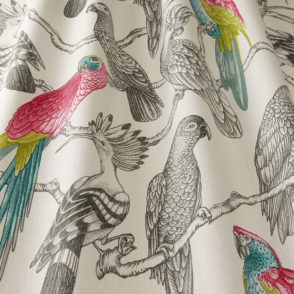 3.2 Metres iLiv Aviary Begonia Parrot Bird Curtain Upholstery Cushion Fabric