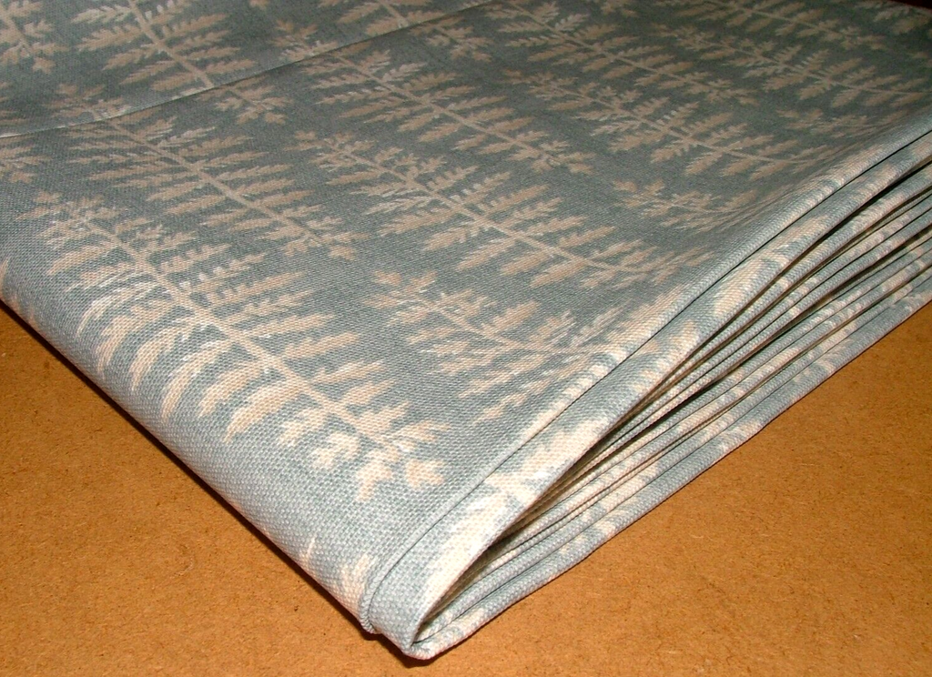 2.7 Metres iLiv Fernia Blue Mist Woven Cotton Fabric Cushion Curtain Upholstery