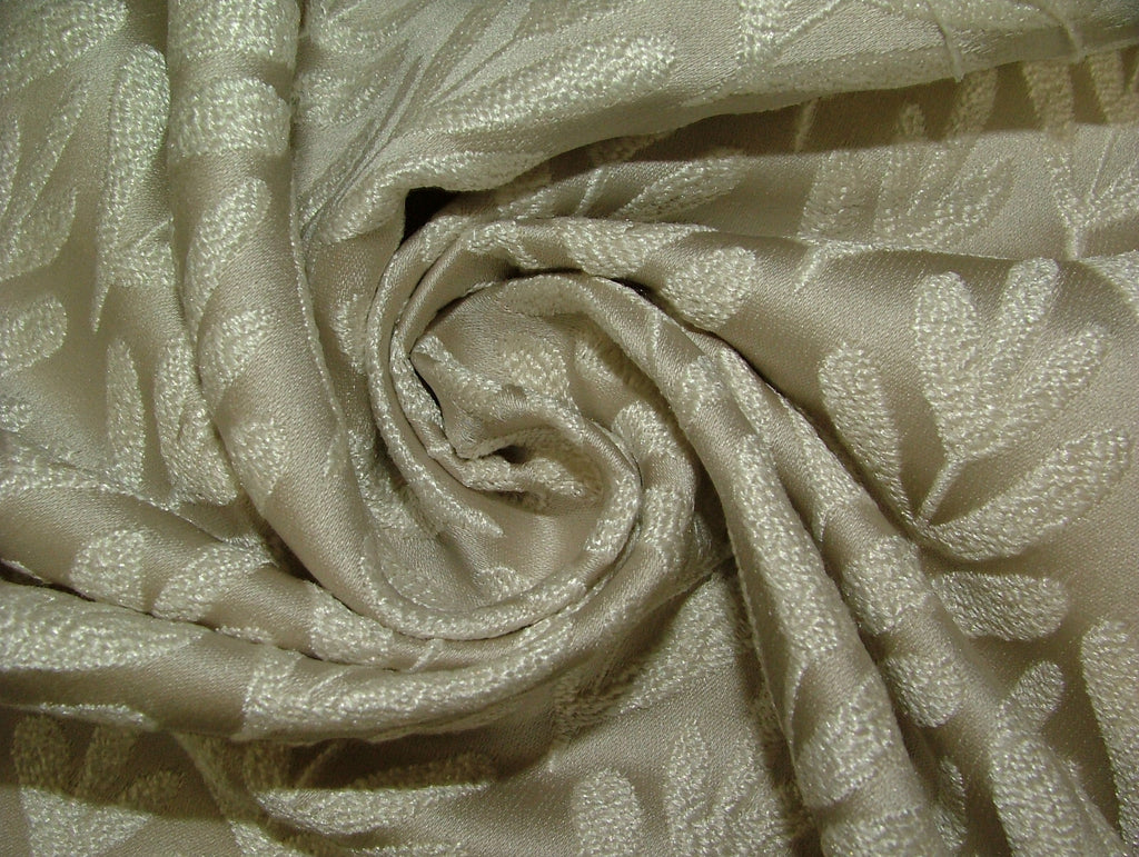 iLiv Woven Jacquard Fabric 3.9 Metres Wyre Putty Curtain Upholstery Cushion5