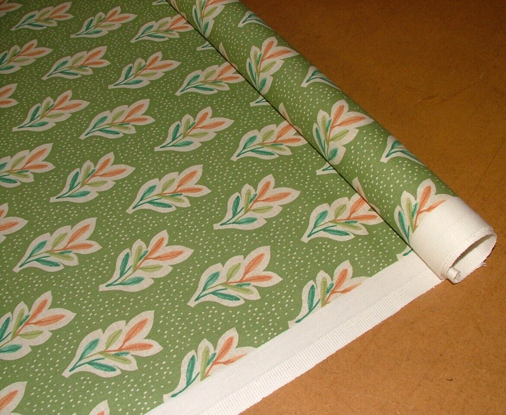 1.5 Metres iLiv Lalita Canopy Green Woven Cotton Fabric Cushion Upholstery1