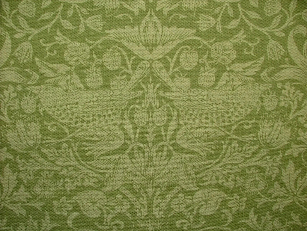 32 Metre William Morris Strawberry Thief Apple Curtain Upholstery Cushion Fabric