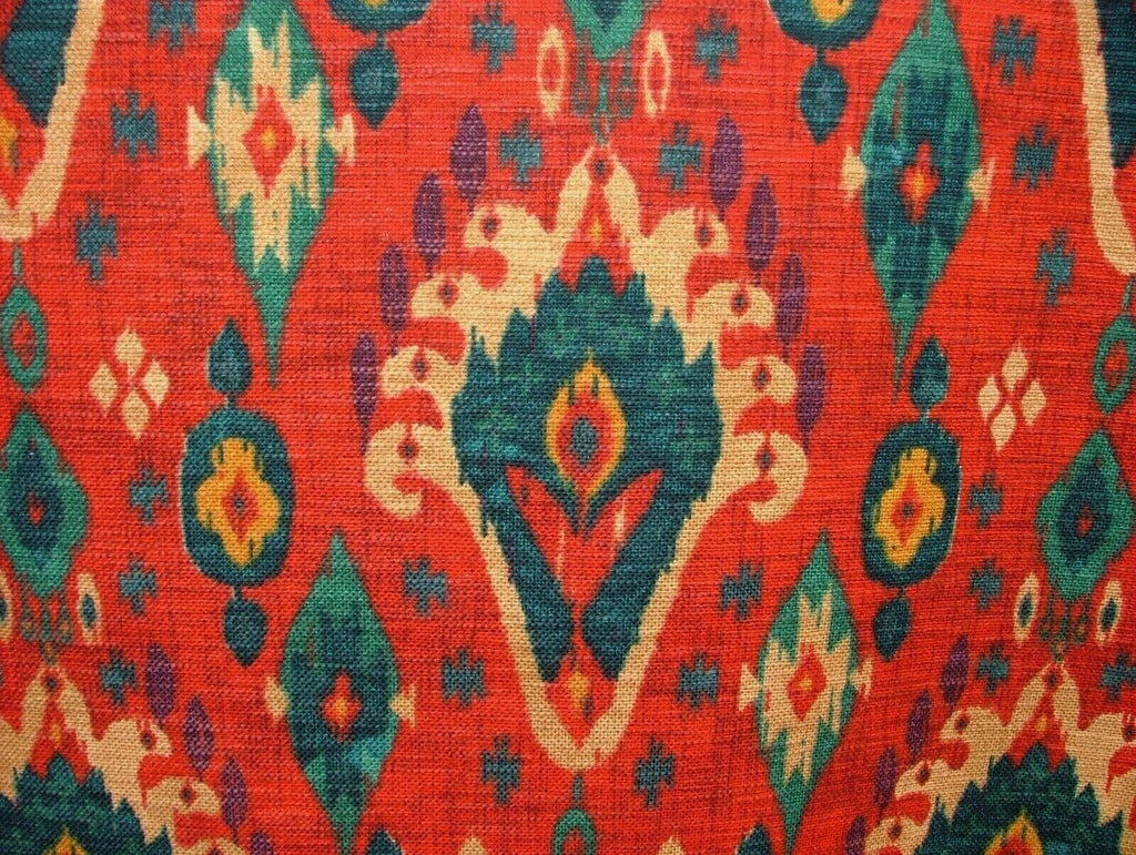 2.6 Metres iLiv Boho Rouge Linen Blend Cotton Curtain Upholstery Fabric