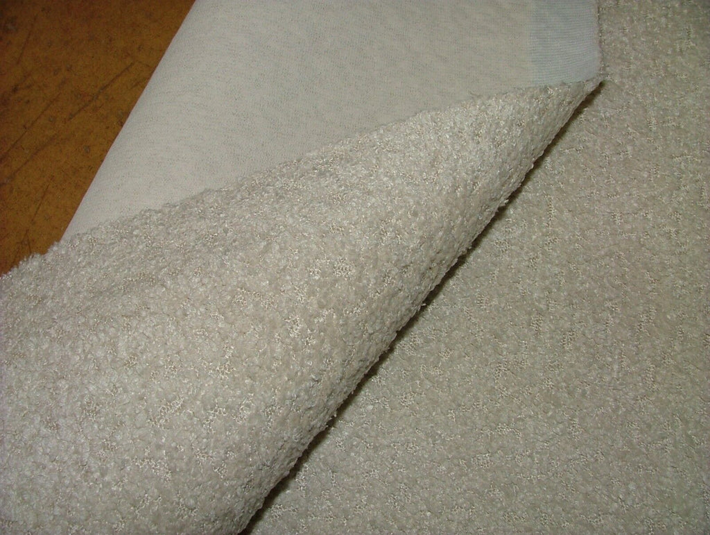 8 Metre Roll Beige Boucle  Fabric Upholstery Cushion Curtain Use