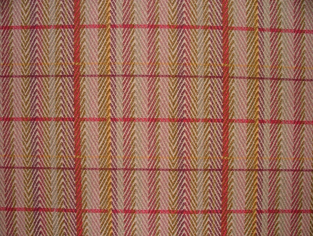 2.4 Metres iLiv Jiva Cerise Woven Cotton Fabric Cushion Curtain Upholstery