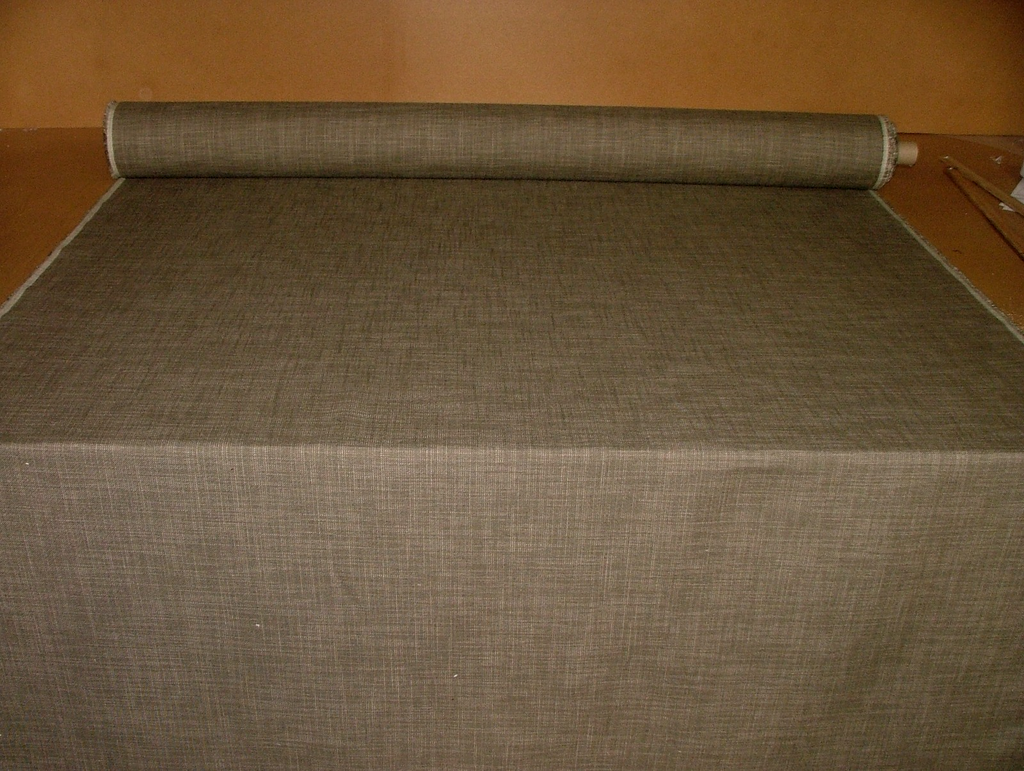 Romo Curtain Upholstery Fabric BARK BROEN Linen Cotton  Furnishing  - 19 Metres3