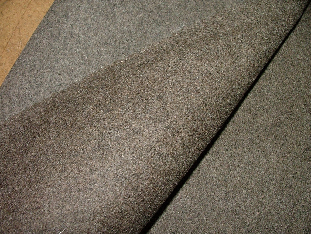 100% Wool Upholstery Fabric Romo Coffee Brown Flame Retardant - 6.2  Metre Roll8