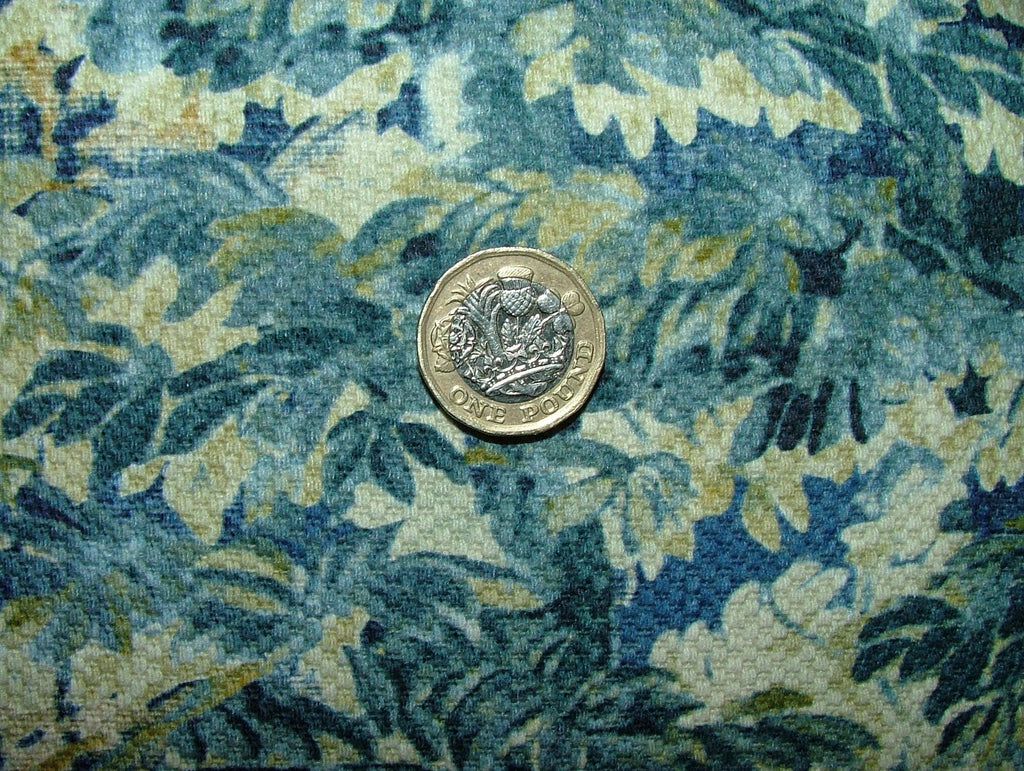 1 Metre iLiv Elysian Delft Thick Woven Cotton Curtain Upholstery Fabric11