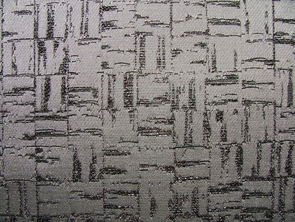 1.6 Metre Zinc Romo Tesserae Silver Grey Jacquard Fabric Upholstery RRP £172.00