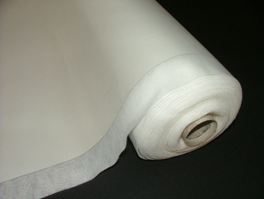 Bonded Interlining With 3 Pass Blackout Thermal Curtain Lining Ivory And White