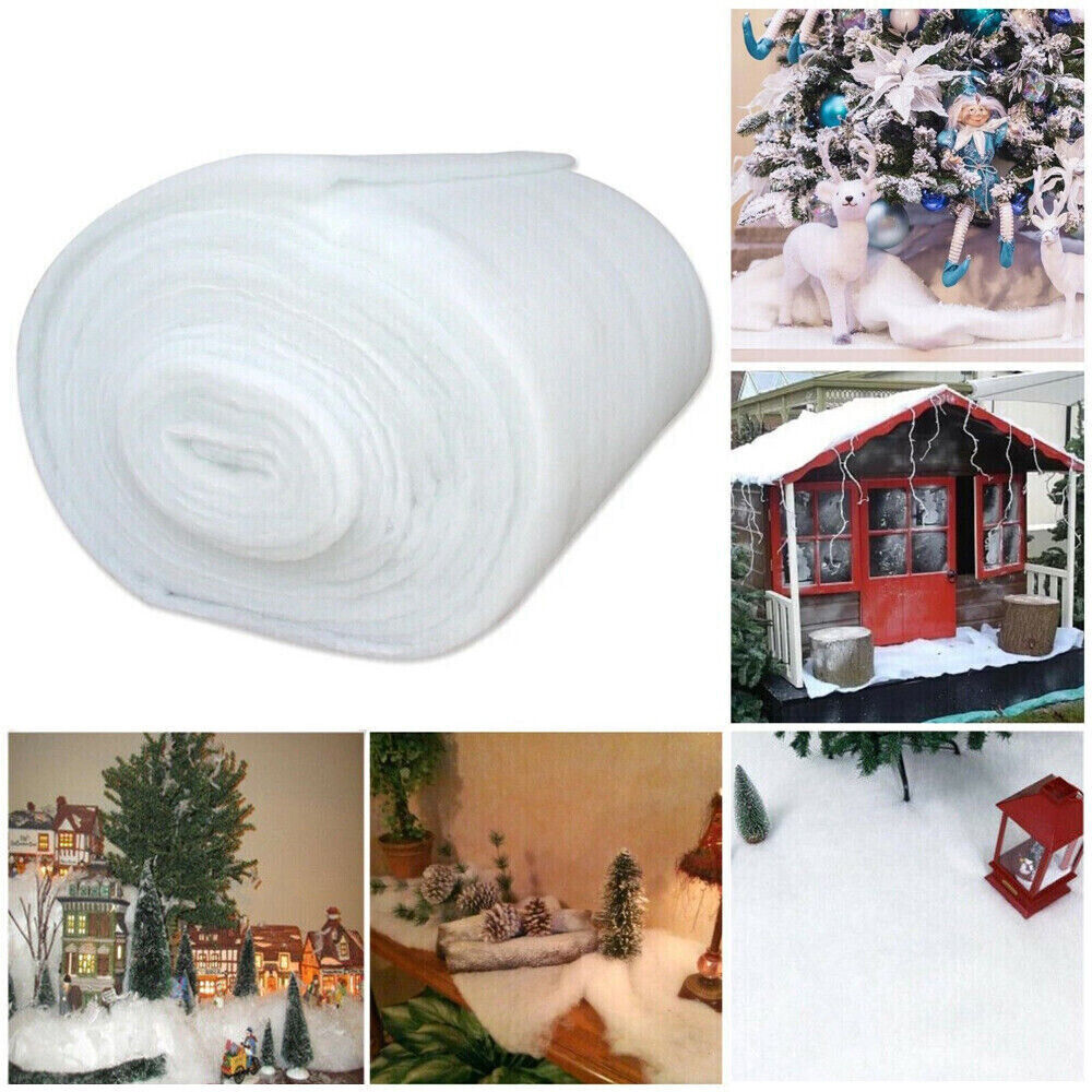 100 Metres Of Fake Snow - Christmas Decoration Grotto Tree Base Cover Multi Use