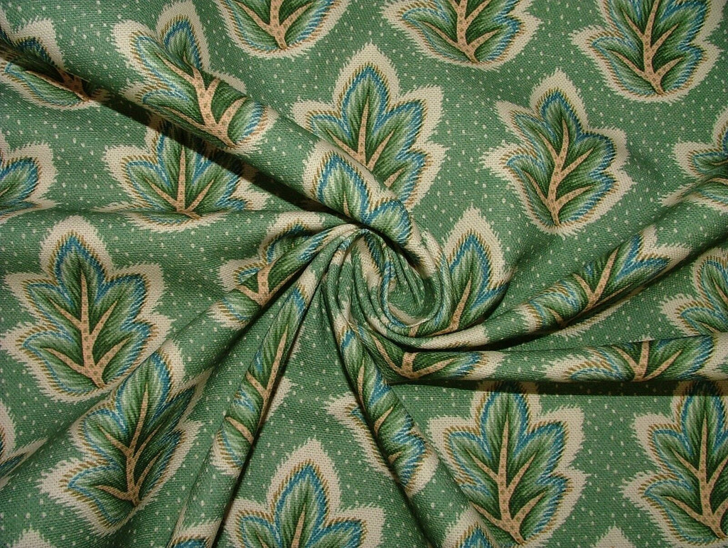 Foliage Fall Leaf 100% Cotton Fabric Curtain Cushion Upholstery Blinds Craft Use