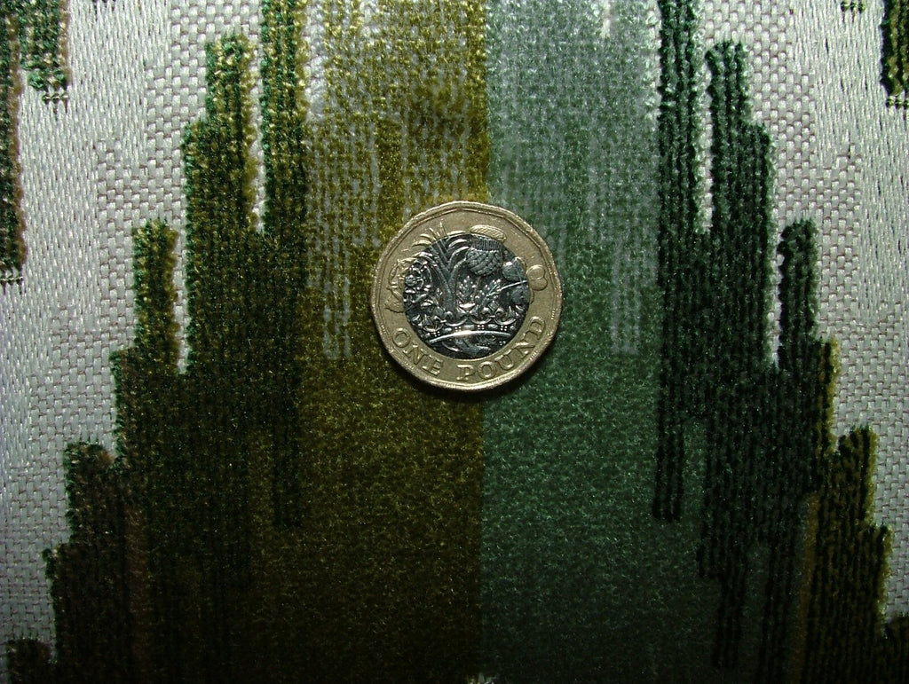 Flame Retardant Velvet Fabric iLiv 2.5 Metres Omega Evergreen Upholstery Cushion6