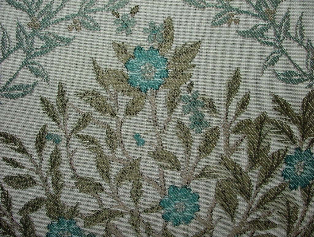 28 Metre Pheasants In The Trees Teal Jacquard Fabric Curtain Cushion Furnishings