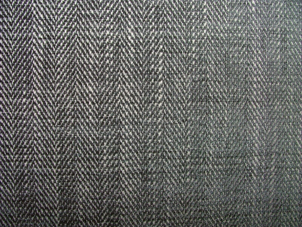 20 Metres Herringbone Grey Linen Blend Curtain Upholstery Fabric RRP £560.00