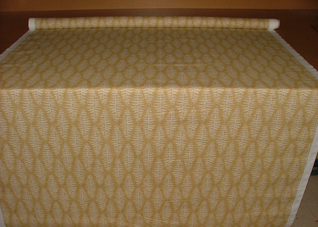 4.8 Metres iLiv Fernia Mustard Woven Cotton Fabric Cushion Curtain Upholstery