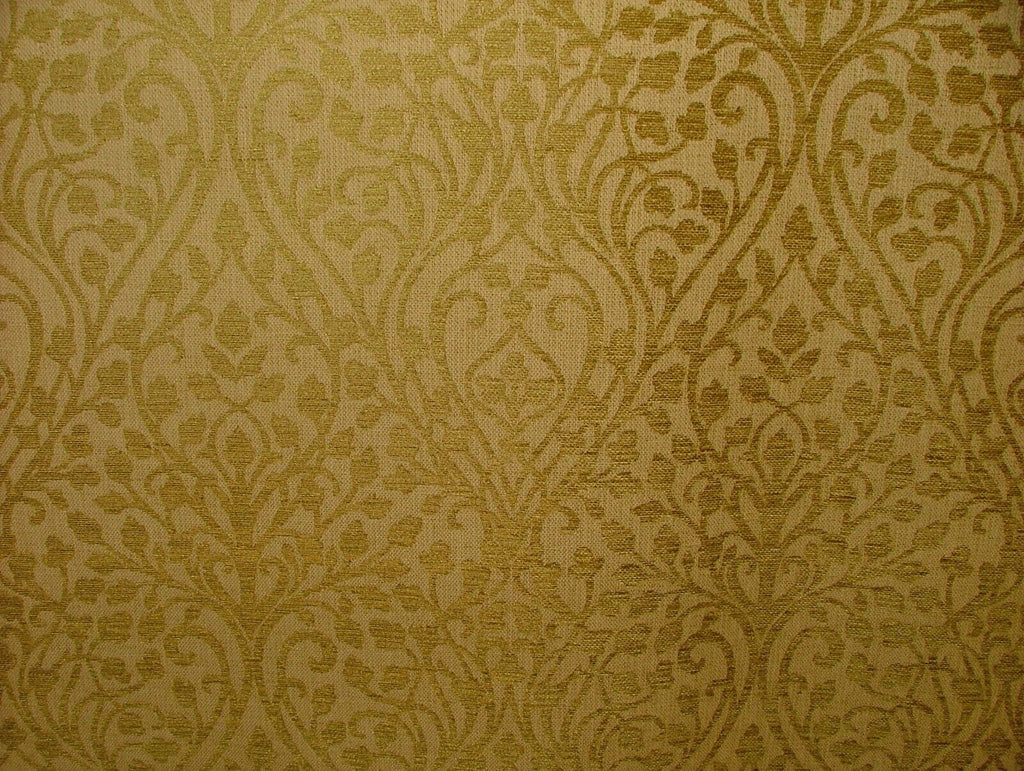 Gold Arts And Crafts Chenille Fabric Curtain Upholstery Cushion Roman Blind Use