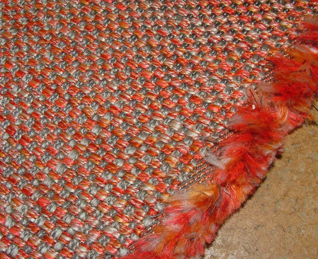 1 Metre Fryetts Sparta Burnt Sienna Flame Retardant Fabric Cushion Upholstery4