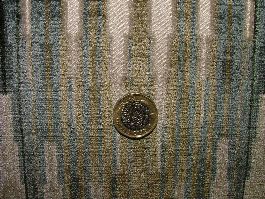 3.2m Romo Quintero Gunmetal Velvet Fabric Upholstery Cushion Curtain RRP £502.40