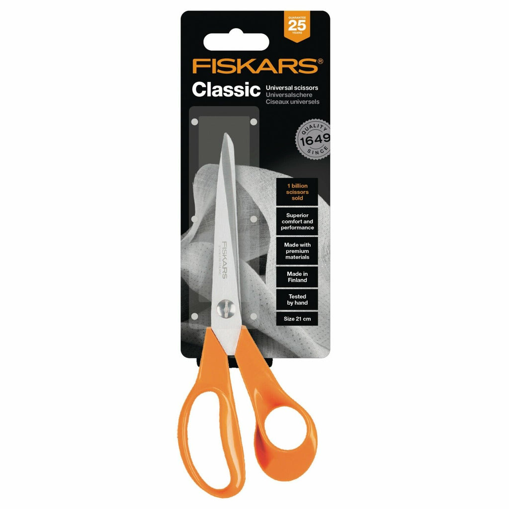 Brand New FISKARS Scissors Classic Premium Quality Fabric Shears General Purpose