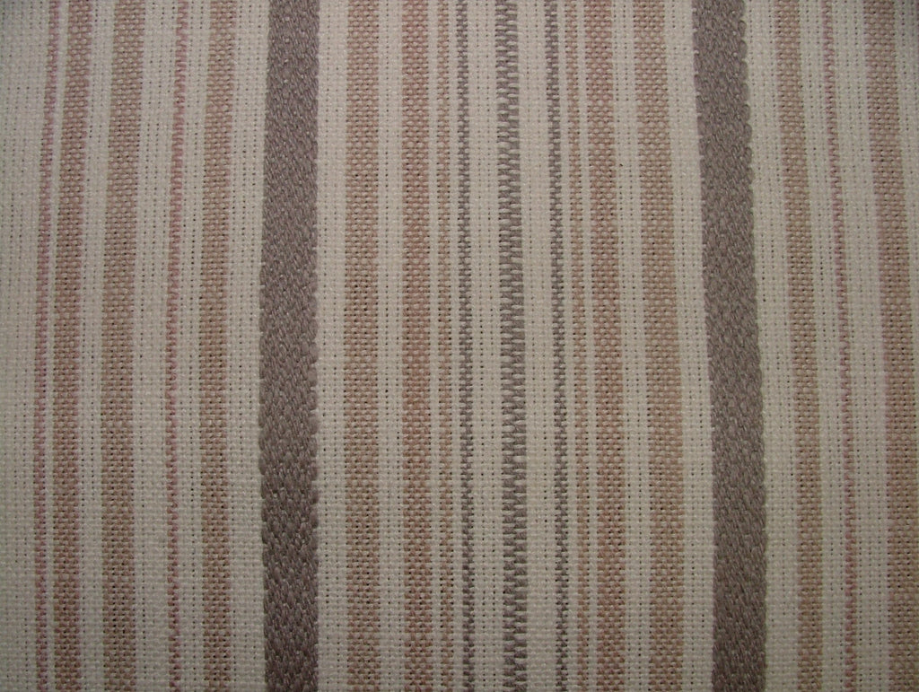 iLiv Woven Stripe Fabric 1.5 Metres Somerville Rose Curtain Upholstery Cushion3