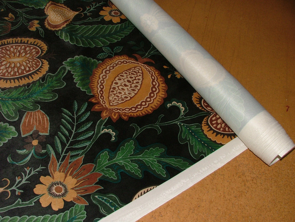 1 Metre iLiv Cantaloupe Forest Velvet Curtain Upholstery Cushion Blind Fabric6