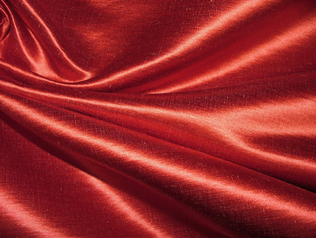 Romo Curtain Upholstery Silk Linen Fabric LUNAR PUMPKIN RRP £1146.60- 7.8 Metres4