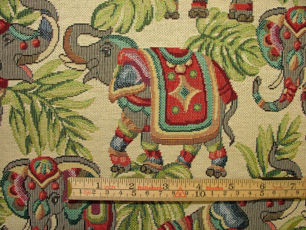 "Animal Tapestry" Designer Fabric Ideal For Upholstery Curtains Cushions Throws