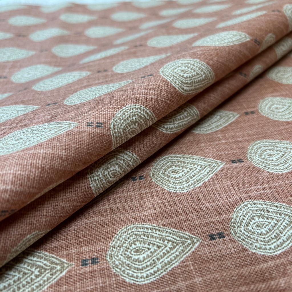 1.2 Metres iLiv Indo Pimento Batik Leaf Fabric Curtain Cushion Upholstery2