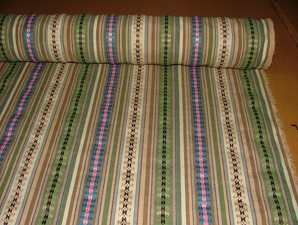 Mexican Burrito Stripe Woven Jacquard Curtain Upholstery Cushion Blind Fabric