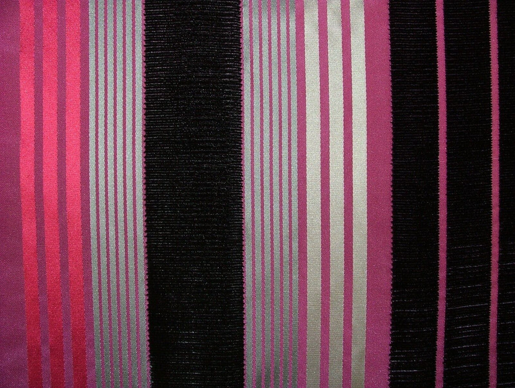 Romo Black Edition Leonata Magenta Silk And Velvet Curtain Fabric  RRP £140.00pm